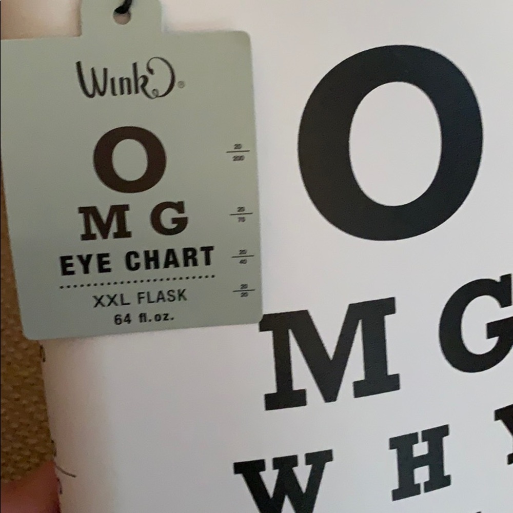 Eye chart flask NWT - Picture 8 of 9